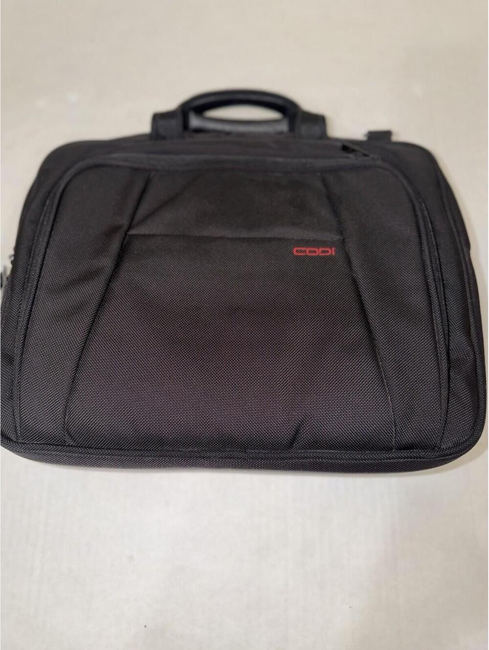 CODI Computer & Laptop Bag with Shoulder Strap Carry On 3 Compartment Leather